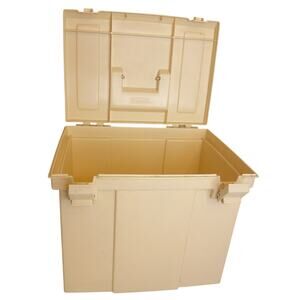 Vintage Rubbermaid Large File Box Keeper With Handle READ